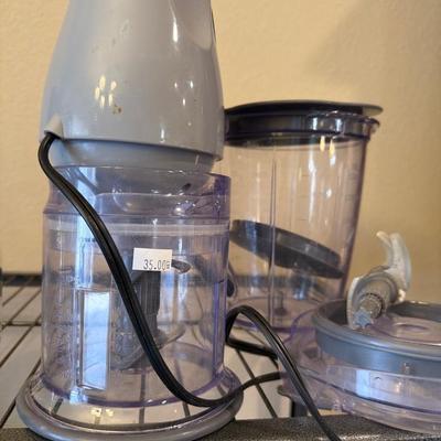 Sale Photo Thumbnail #28: Crock pot baking pans, Ninja Blender and more.