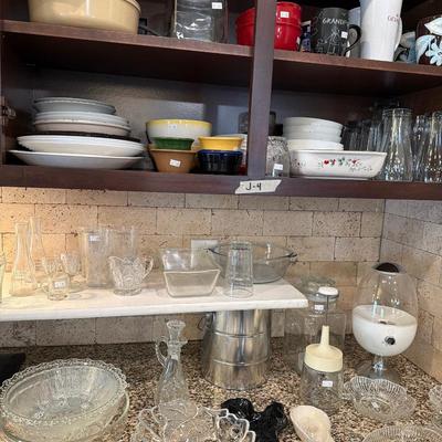 Sale Photo Thumbnail #45: Candy Dispenser, Plates and bowls, cups, glassware and more.