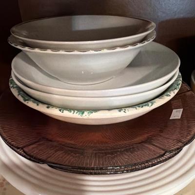 Sale Photo Thumbnail #49: Candy Dispenser, Plates and bowls, cups, glassware and more.