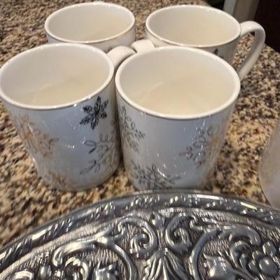 Sale Photo Thumbnail #59: Vintage Armetale, Cups and Pitcher