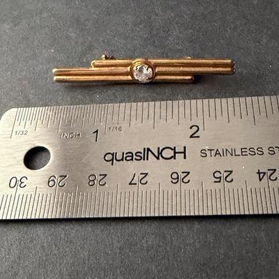 Vintage bar pin brooch