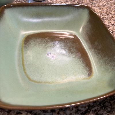 Sale Photo Thumbnail #64: Frankhoma Four Cups & Bowls and serving dish.