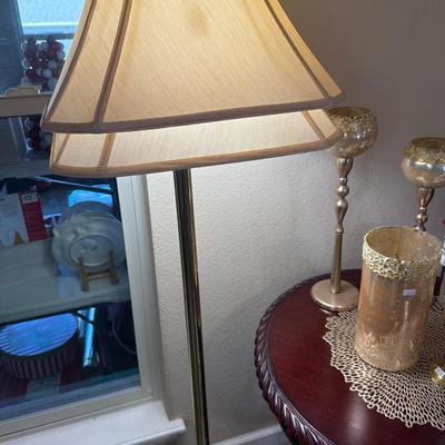 Sale Photo Thumbnail #67: Lamp, Tanle, Metal decor and more.