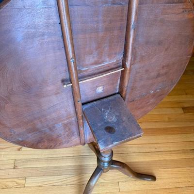 Early Antique Tilt Top Table