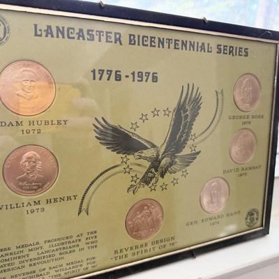 Framed Bicentennial Coins Set