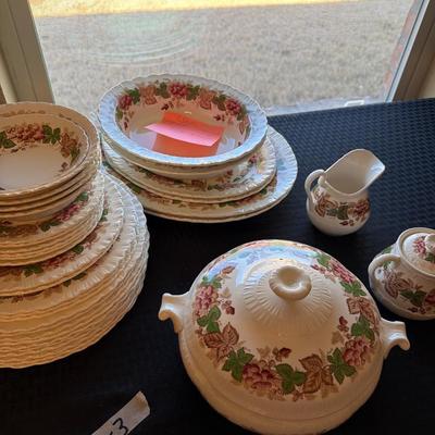 Sale Photo Thumbnail #92: Wedgewood Wildbriar China
61 pieces. Made in Englan.