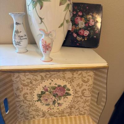 Sale Photo Thumbnail #96: Franz Pansy Vase, And decor