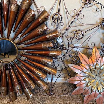 Sale Photo Thumbnail #113: Metal Mirror and Metal Decor