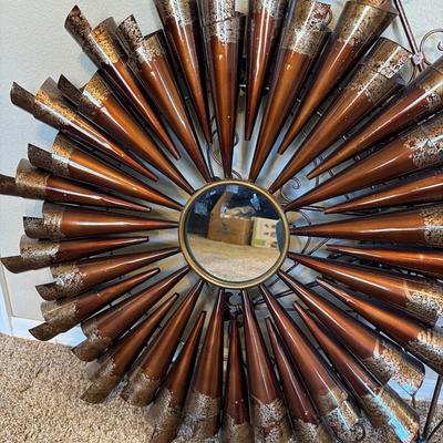 Sale Photo Thumbnail #111: Metal Mirror and Metal Decor