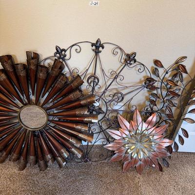 Sale Photo Thumbnail #110: Metal Mirror and Metal Decor