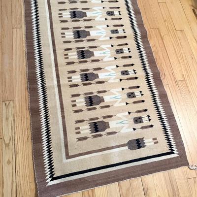 Southwest Navajo Yei Rug