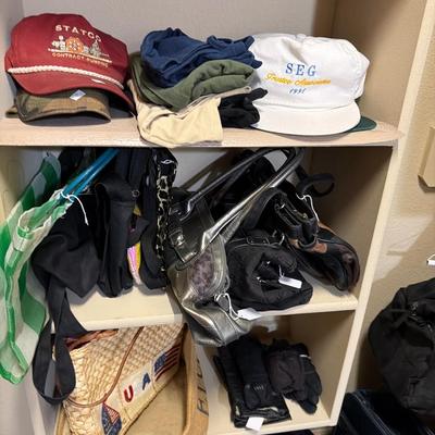 Sale Photo Thumbnail #116: Purses, Bags, hats.