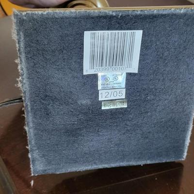 LOT 21M Gold Framed Mirror with Lamp