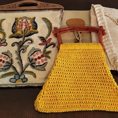LOT 36M Hand Made Purses
