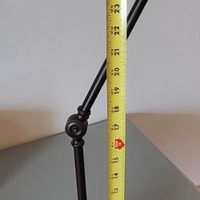 LOT 105M Adjustable Rod, Metal Desk Lamp, 2 Drawer Card Catalog