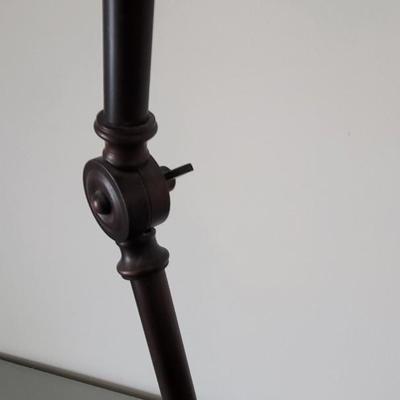 LOT 105M Adjustable Rod, Metal Desk Lamp, 2 Drawer Card Catalog