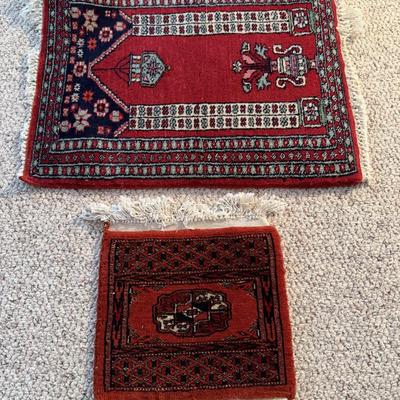 TWO Prayer Rugs