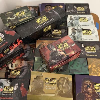 HUGE Star Wars Customizable Card Games Lot