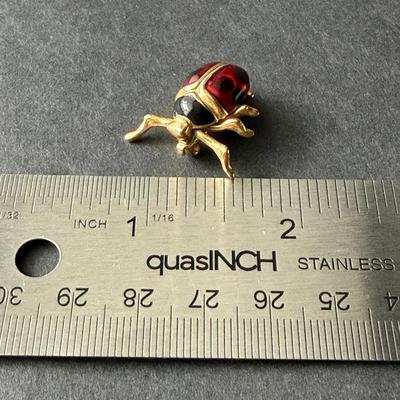 Vintage ladybug pin