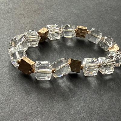 Crystal beaded bracelet
