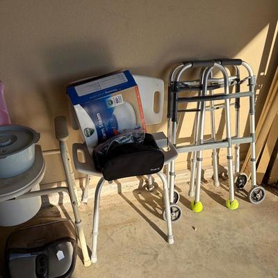 Sale Photo Thumbnail #173: Medical Supplies, walkers, and more.