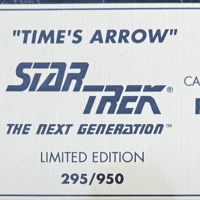 Vintage Star Trek The Next Generation Signed Photo Plaque