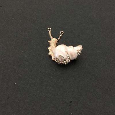 Cute snail brooch