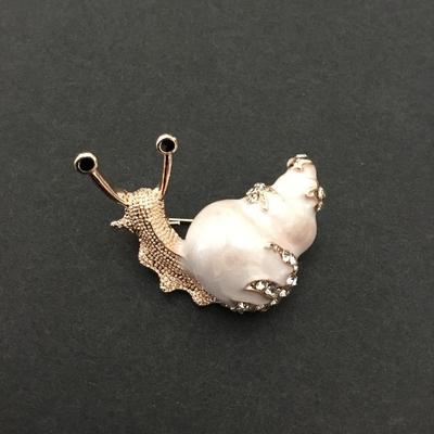 Cute snail brooch