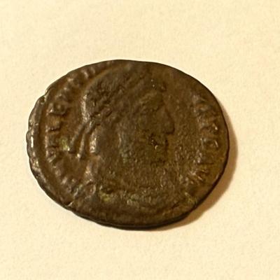 VALENTINIAN-I 364-375 ANCIENT ROMAN BRONZE COIN AS PICTURED. (COIN #1A).