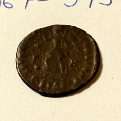 VALENTINIAN-I 364-375 ANCIENT ROMAN BRONZE COIN AS PICTURED. (COIN #1A).
