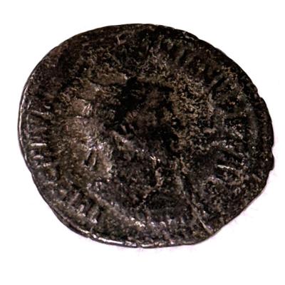 TREBONIANUS GALLUS 251-253 ANCIENT ROMAN BRONZE COIN AS PICTURED. (COIN #2B). NICKEL SIZE COIN.