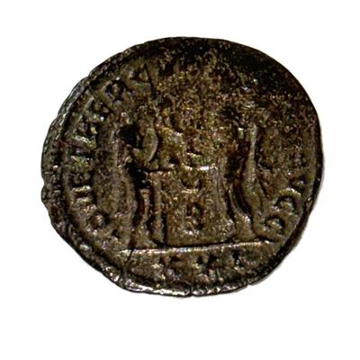 TREBONIANUS GALLUS 251-253 ANCIENT ROMAN BRONZE COIN AS PICTURED. (COIN #2B). NICKEL SIZE COIN.