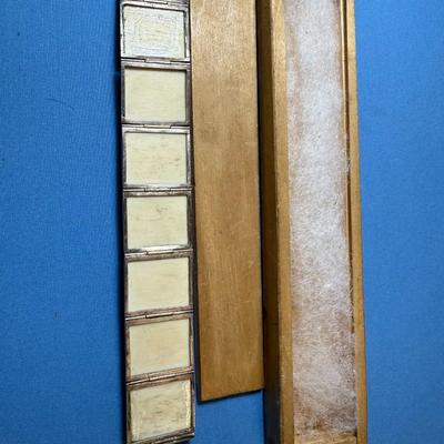 Vintage Hand Painted Asian Storyteller Bovine 7.5” Sterling Bracelet in Good Preowned Condition. (Some of the Paint Scenes are very Weak).