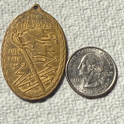 Germany WW1 1914/1918 Retirement Medal (No Ribbon) as Pictured.