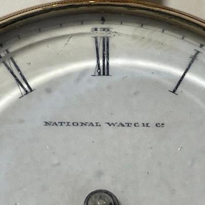 Antique Elgin G. M. Wheeler Presentation Key Wind Gold Filled Pocket Watch c1865-1885 in Good Working Order/Condition.