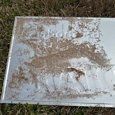 NOS Vintage BFGoodrich T/A Radials Tire Dealer Sign – Original Embossed Metal – 1980s