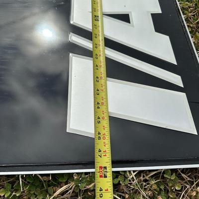 NOS Vintage BFGoodrich T/A Radials Tire Dealer Sign – Original Embossed Metal – 1980s