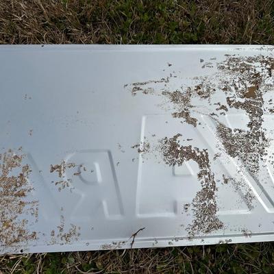 NOS Vintage BFGoodrich T/A Radials Tire Dealer Sign – Original Embossed Metal – 1980s