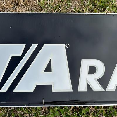 NOS Vintage BFGoodrich T/A Radials Tire Dealer Sign – Original Embossed Metal – 1980s