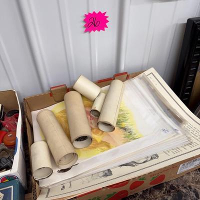 Sale Photo Thumbnail #161: Ads, old panoramic photos (poor condition), etc.