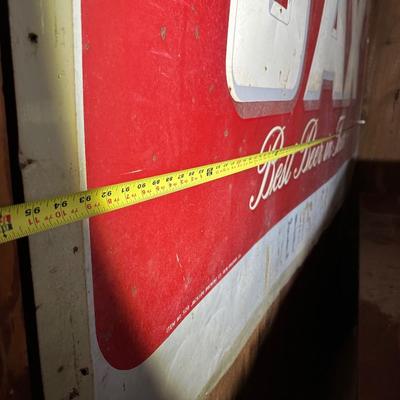 Vintage Drink JAX Beer Sign – Best Beer in Town – Jackson Brewing Co. – New Orleans - Double Sided