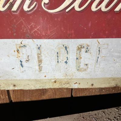 Vintage Drink JAX Beer Sign – Best Beer in Town – Jackson Brewing Co. – New Orleans - Double Sided