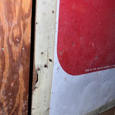 Vintage Drink JAX Beer Sign – Best Beer in Town – Jackson Brewing Co. – New Orleans - Double Sided