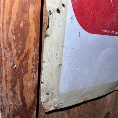 Vintage Drink JAX Beer Sign – Best Beer in Town – Jackson Brewing Co. – New Orleans - Double Sided