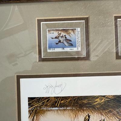 Sale Photo Thumbnail #194: Mostly empty frames, some prints including Terry Redlin, large foam pieces in back