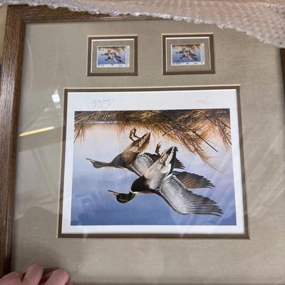 Sale Photo Thumbnail #193: Mostly empty frames, some prints including Terry Redlin, large foam pieces in back