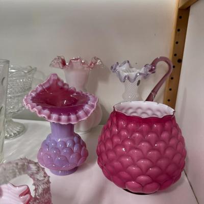 Sale Photo Thumbnail #255: Fenton vase, etc. See photos