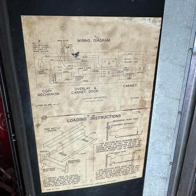 Vintage Coca-Cola Vending Machine – Cavalier CSS-12-96 “Here’s the Real Thing” (1960s–70s)