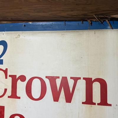 Vintage Royal Crown Cola Metal Sign – Embossed Tin Advertising Panel (RC Cola)