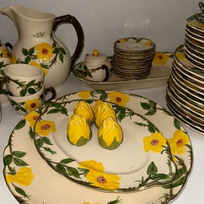 Sale Photo Thumbnail #429: Huge lot of beautiful dishes - handpainted? No label on pieces